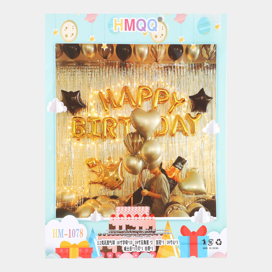 Decoration Happy Birthday Balloon Set