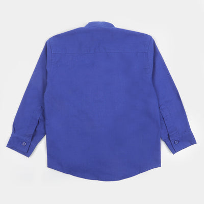 Boys Casual Shirt Delicate - Navy Blue