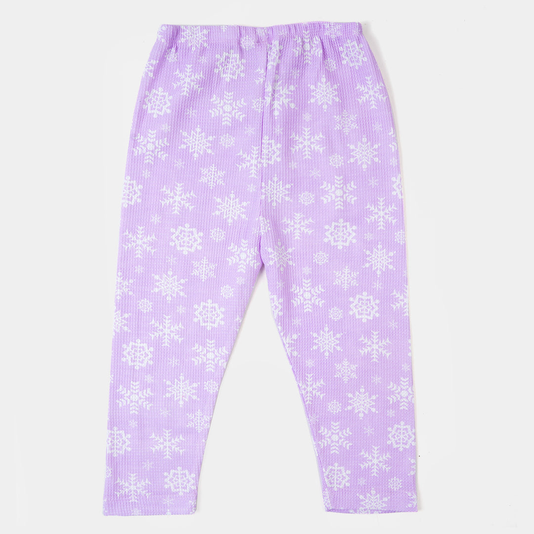 Thermal Suit For Girl - Purple