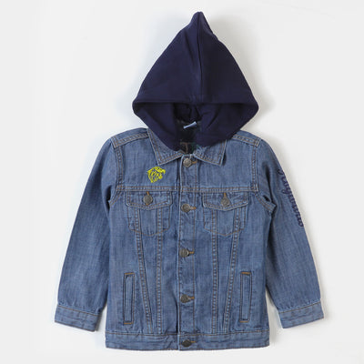 Toddler Boys Denim Jacket Hogwarts -LIGHT BLUE