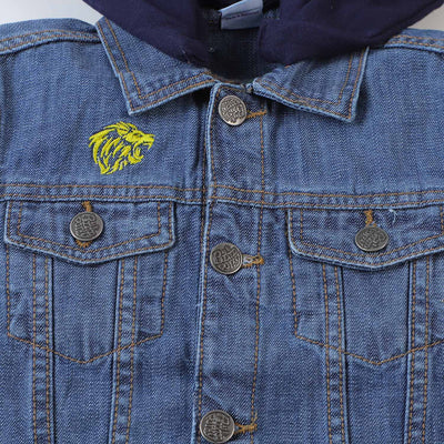 Toddler Boys Denim Jacket Hogwarts -LIGHT BLUE