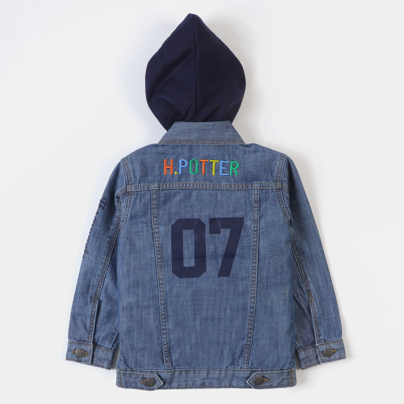 Toddler Boys Denim Jacket Hogwarts -LIGHT BLUE