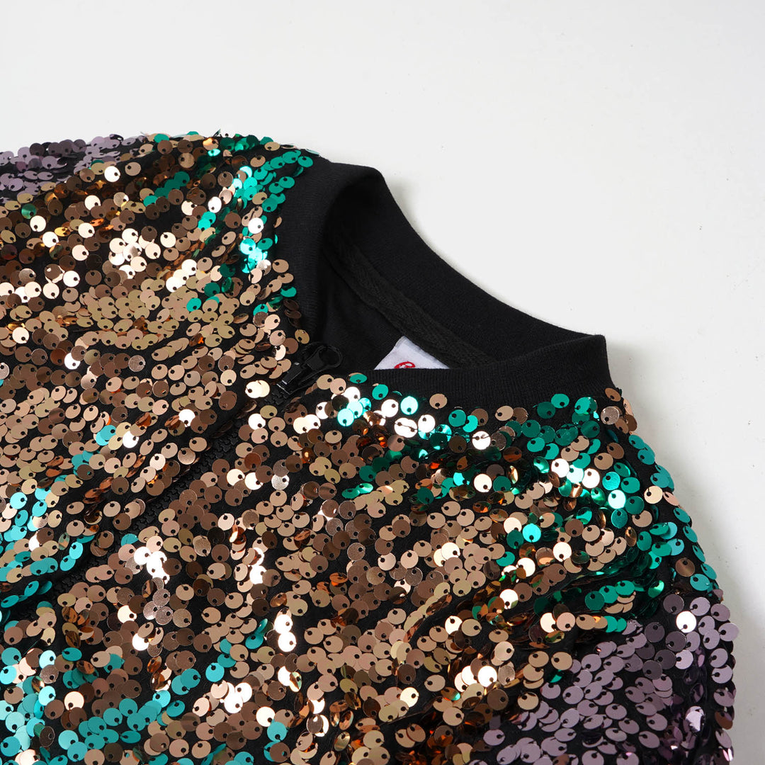 Girls Jacket Sequins - Multi