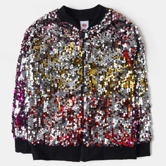 Girls Jacket Sequins S004 F22 - Multi