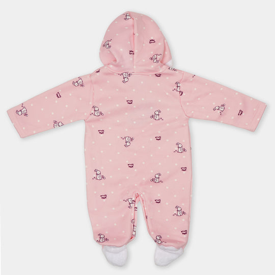 Super Cool Unisex Infant Hooded Printed Romper