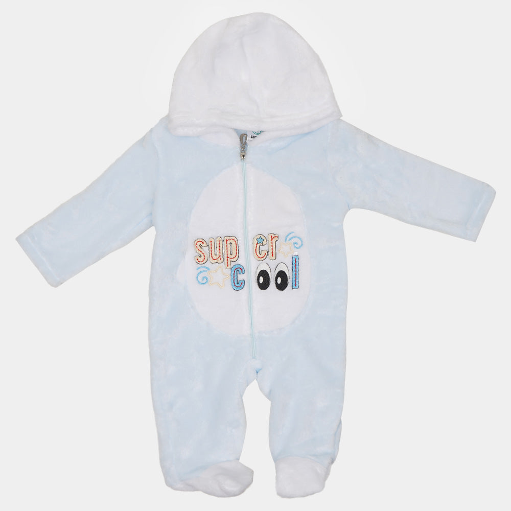Super Cool Unisex Infant Hooded Romper