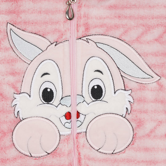 Super Cool Unisex Hooded Infant Romper - Rabbit