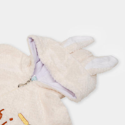 Super Cool Unisex Infant Hooded Romper - Rabbit