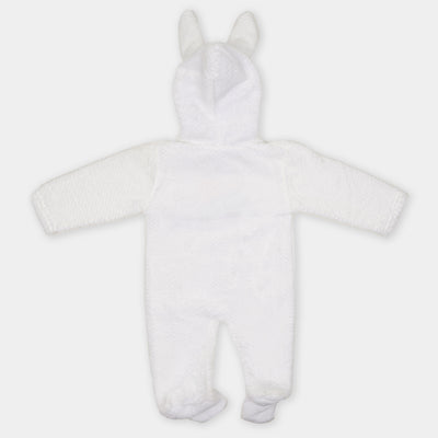 Super Cool Unisex Hooded Infant Romper - Rabbit