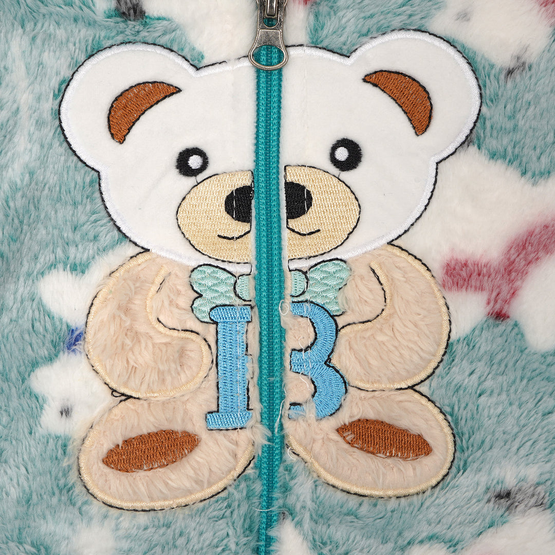 Unisex Hooded Infant 2 PCs Suit - Bear