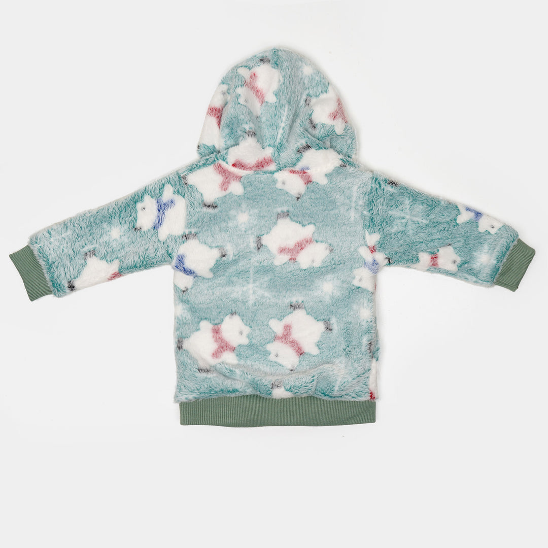 Unisex Hooded Infant 2 PCs Suit - Bear