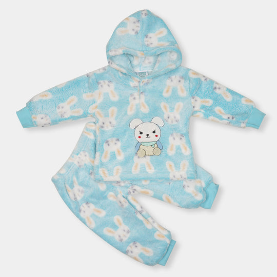 Unisex Hooded Infant 2 PCs Suit - Rabbit