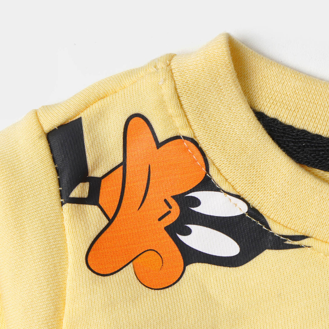 Infant Boys Sweatshirt Character - Yellow