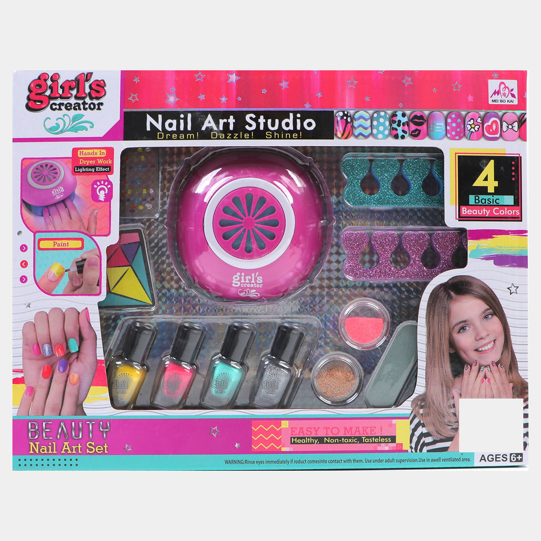 Nail Art Studio Dream Dazzle Shine Set For Girls
