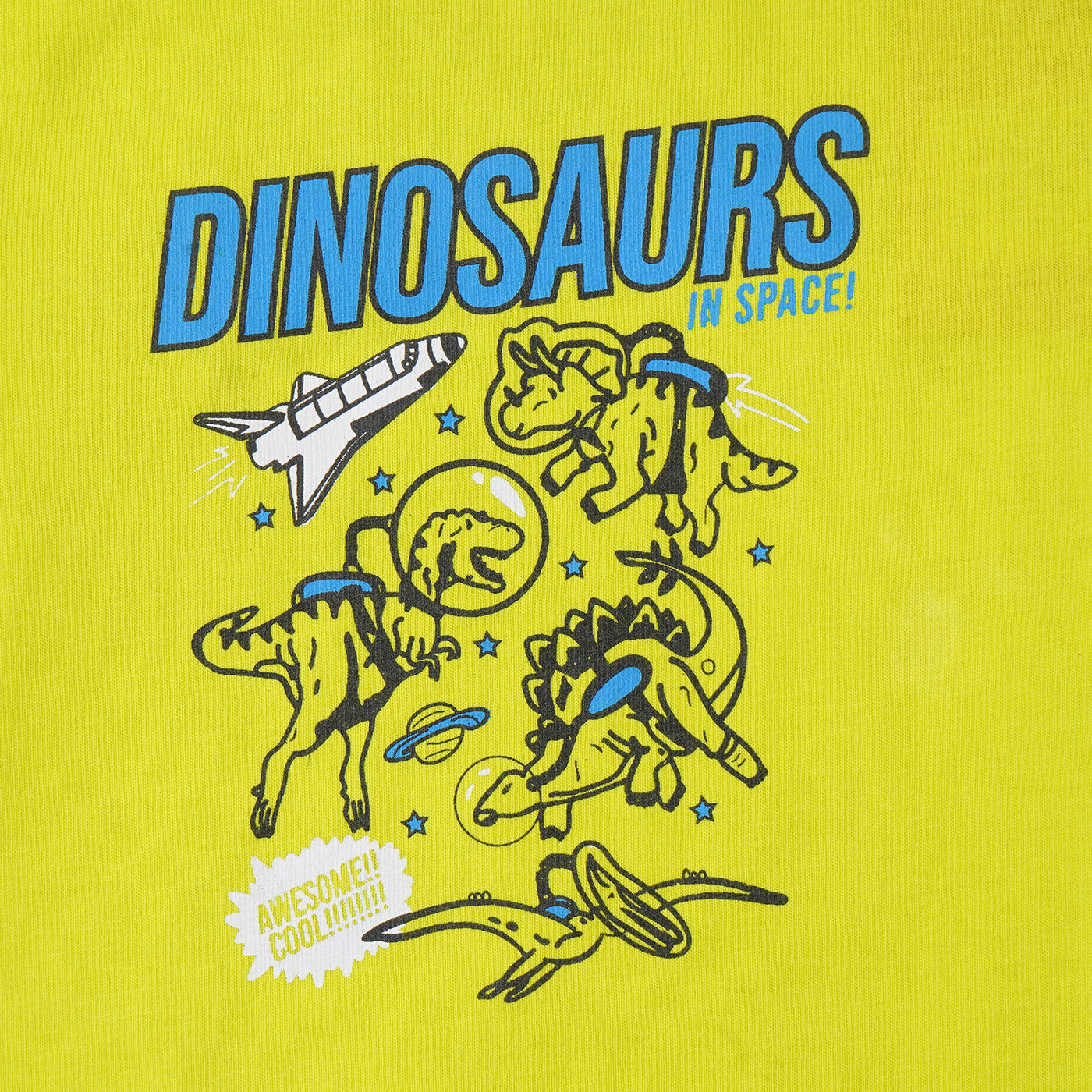 Boys T-Shirt Dino In Space - Green