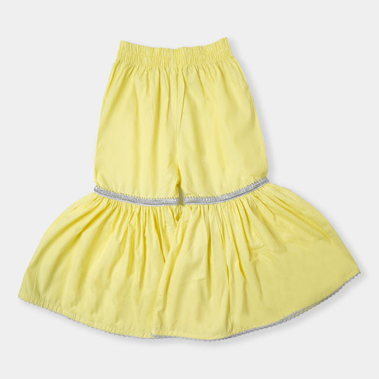 Girls 2 Pcs Fancy Yellow Billings - Yellow