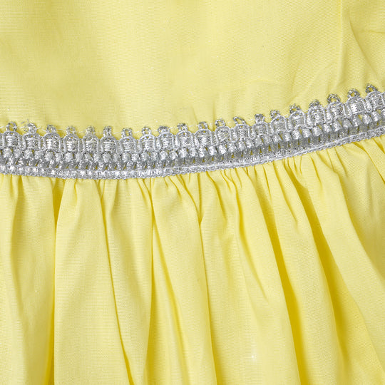 Girls 2 Pcs Fancy Yellow Billings - Yellow