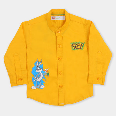 Infant Boys Casual Shirt Character - Citrus