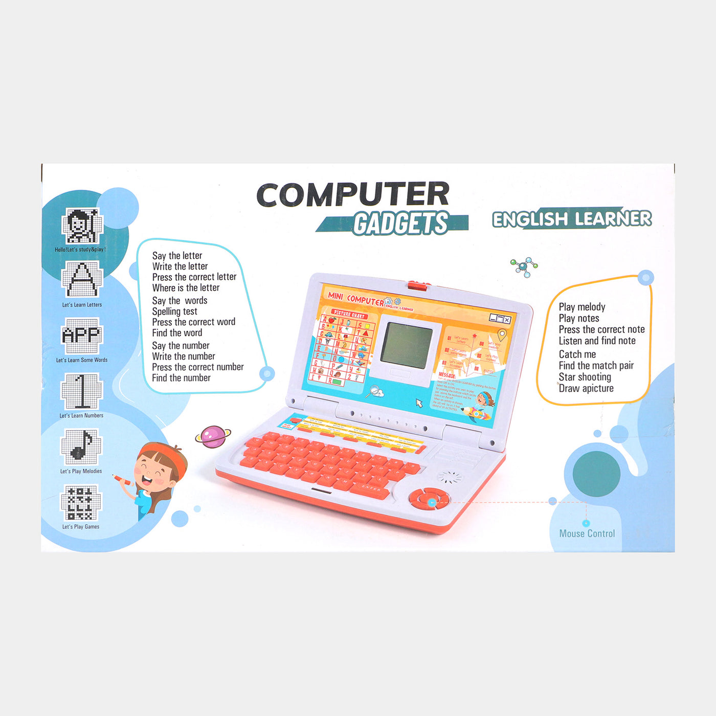 Laptop English Learning Machine For Kids