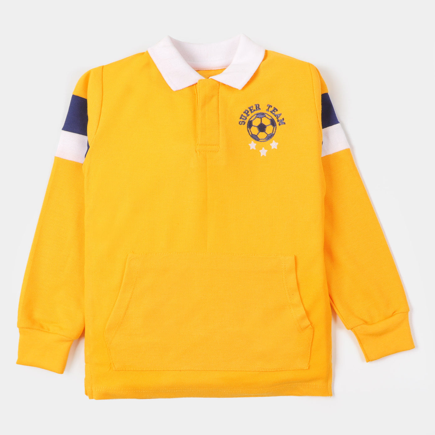 Boys Polo F/S T-Shirt Super Team - Yellow