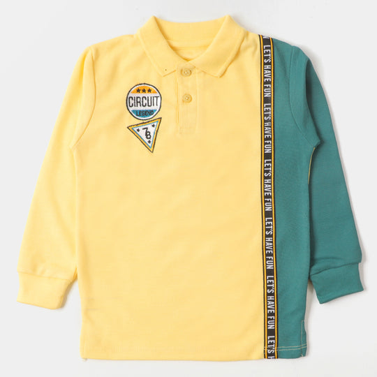 Boys Polo Circuit 78 - Lemon