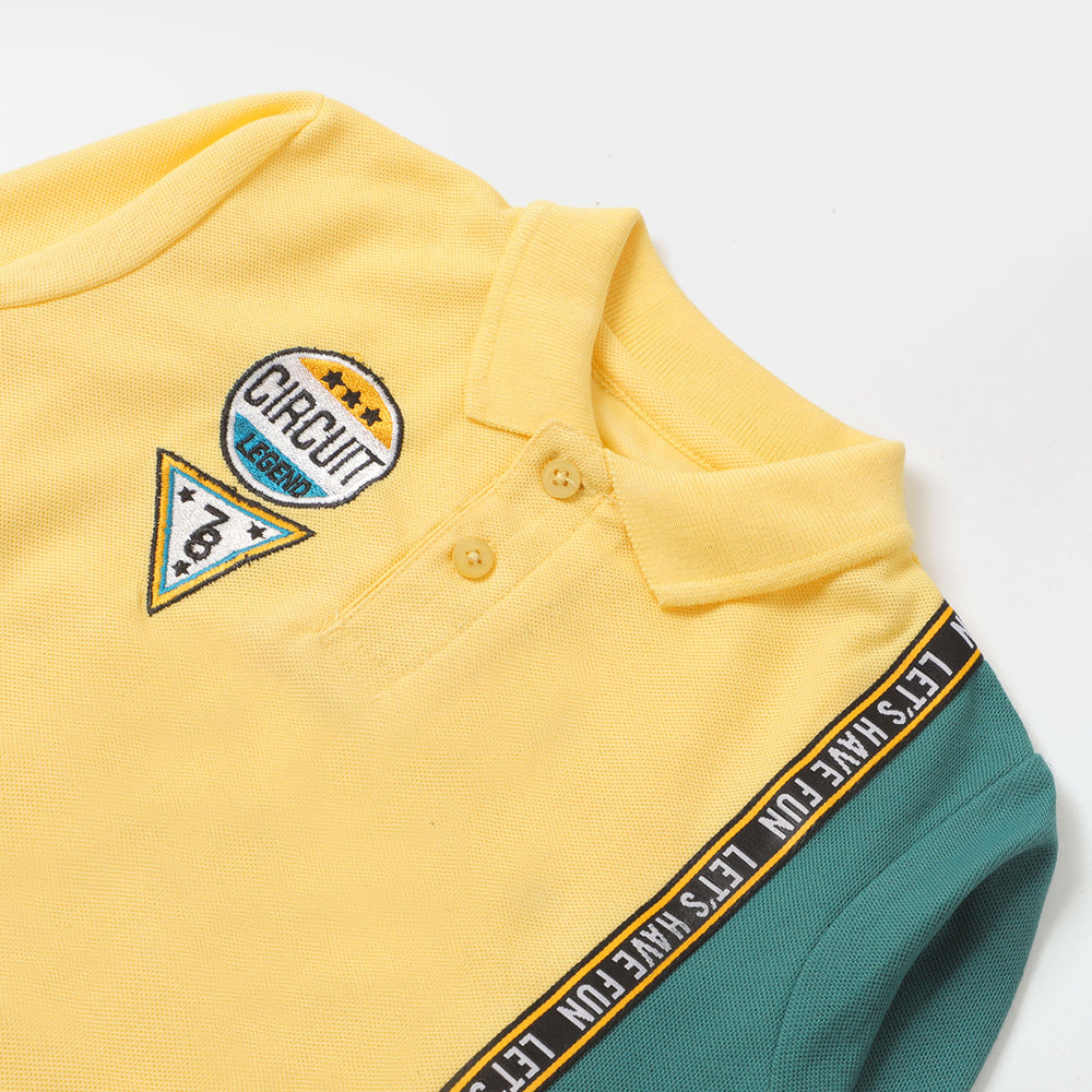 Boys Polo Circuit 78 - Lemon