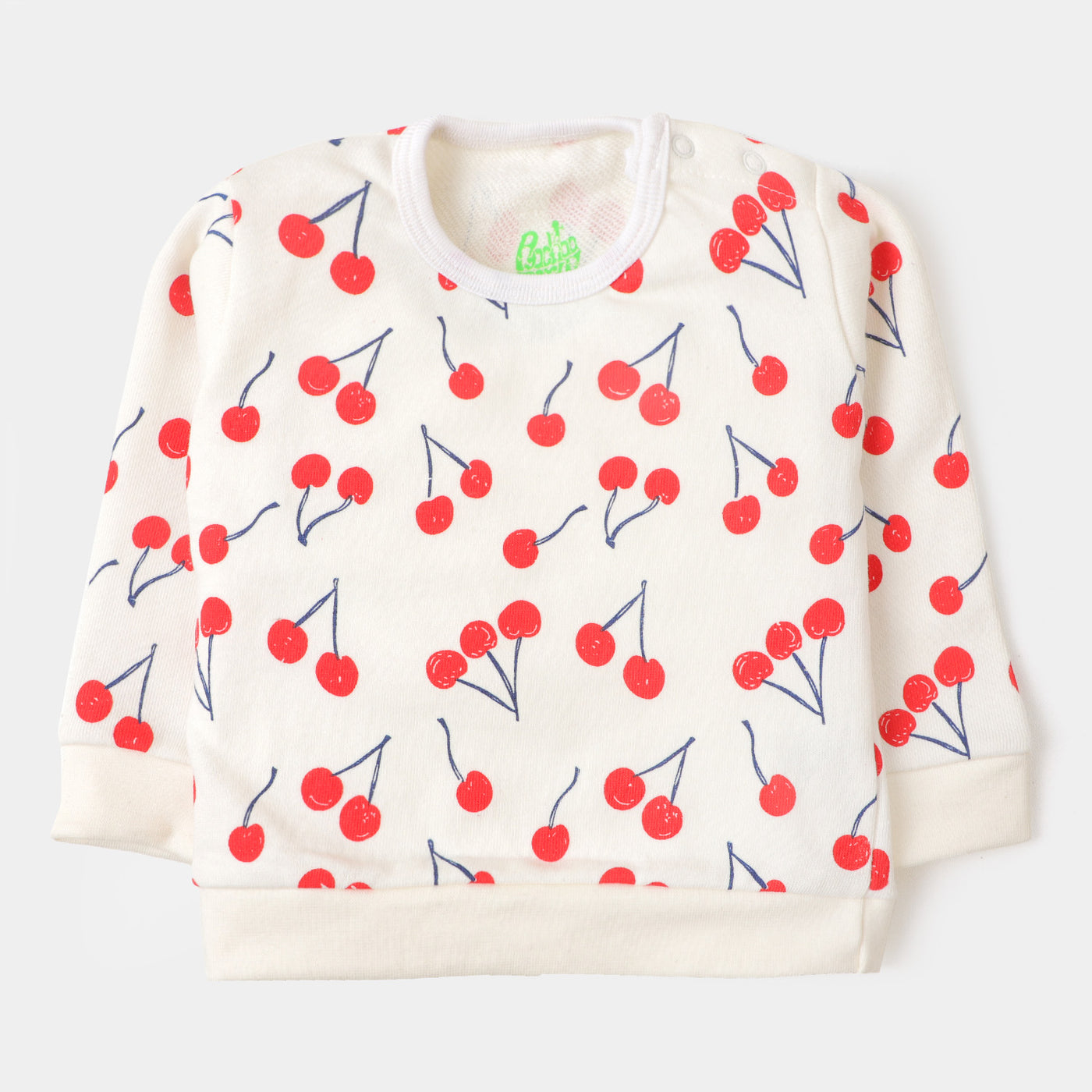 Infant Girls Sweatshirt Cherry - Cream