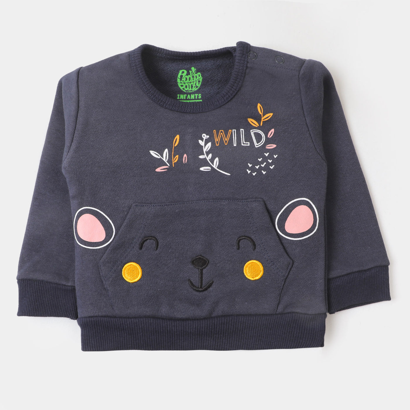 Infant Girls Sweatshirt Wild - Navy