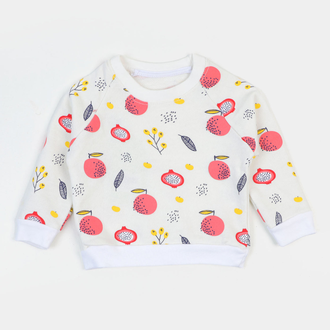 Infant Girls Sweatshirt Pomegranate - W-White