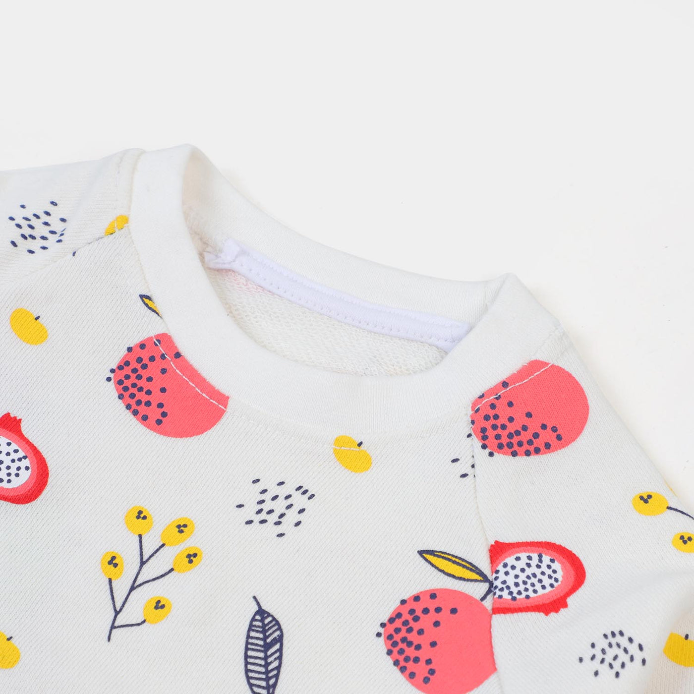 Infant Girls Sweatshirt Pomegranate - W-White