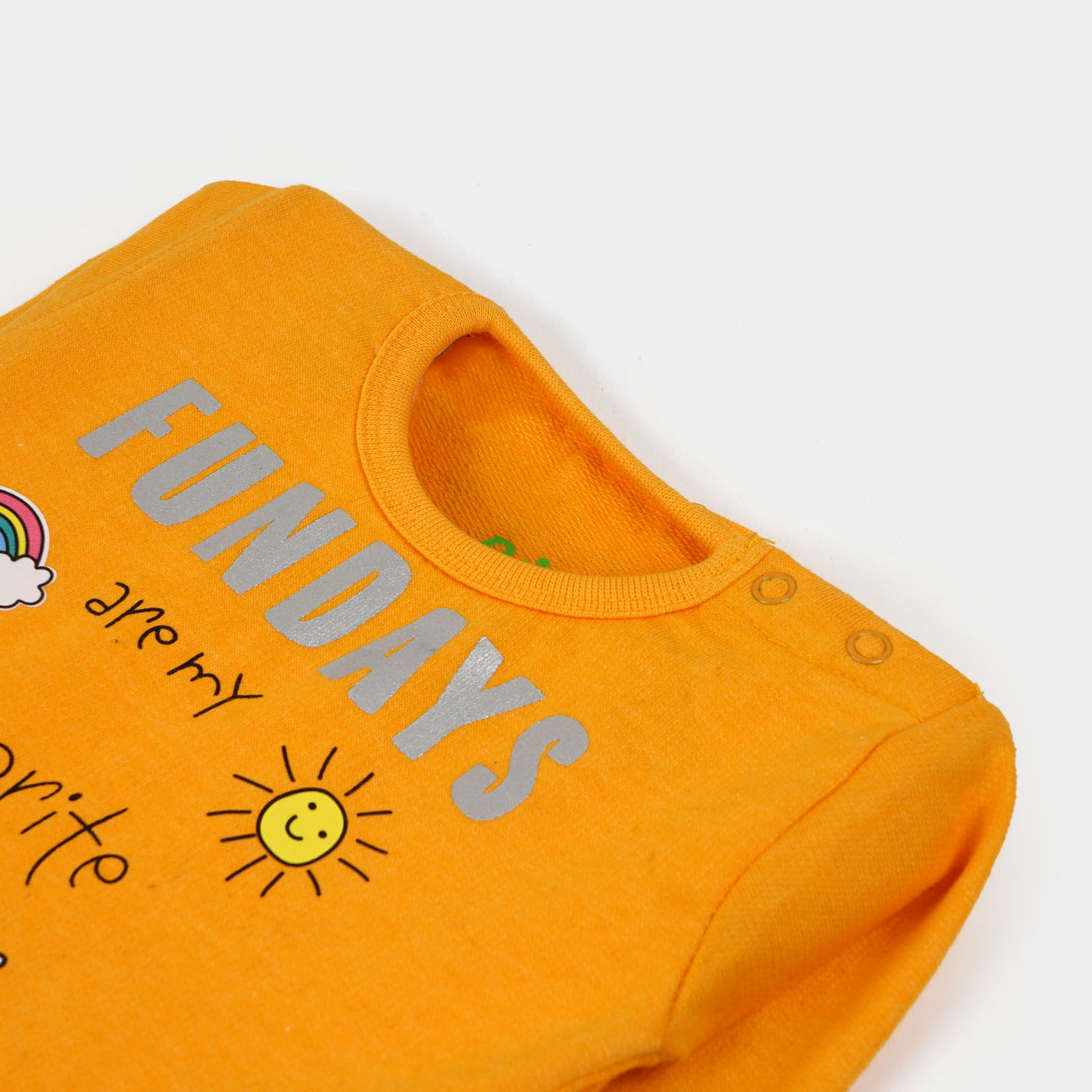 Infant Girls Sweatshirt Fundays - Citrus