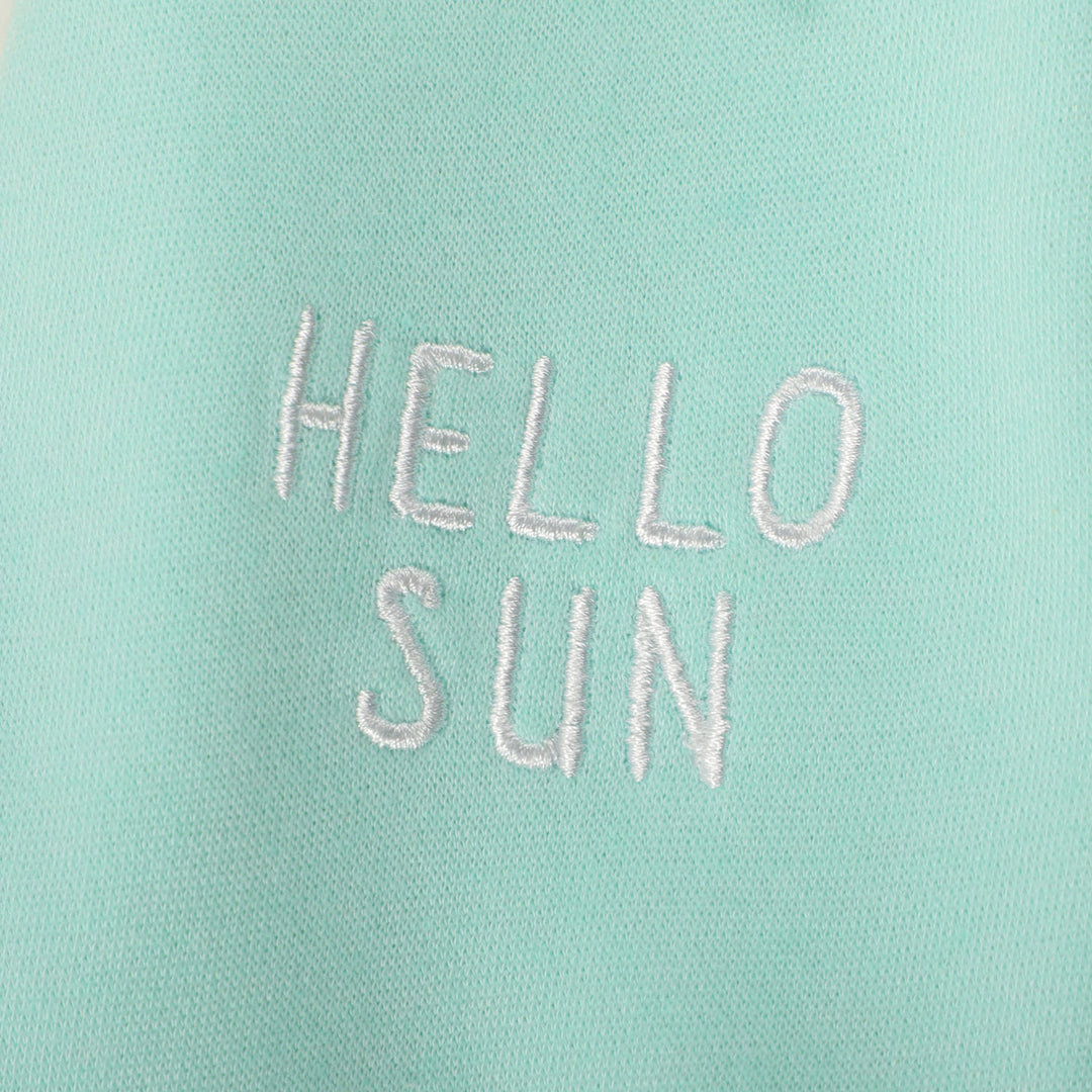 Infant Girls Knitted Suit Hello Sun - Sea Green