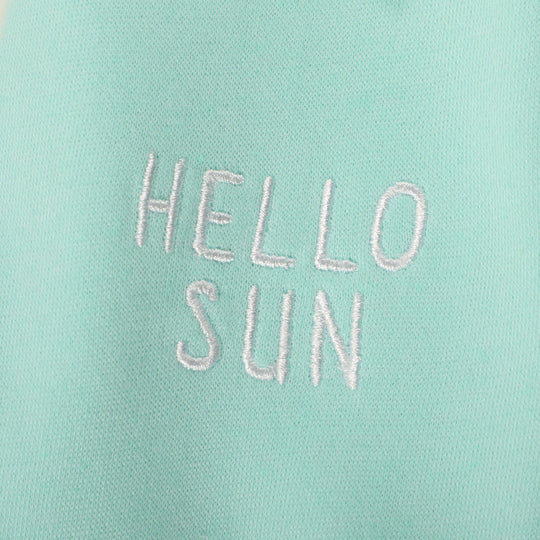 Infant Girls Knitted Suit Hello Sun - Sea Green