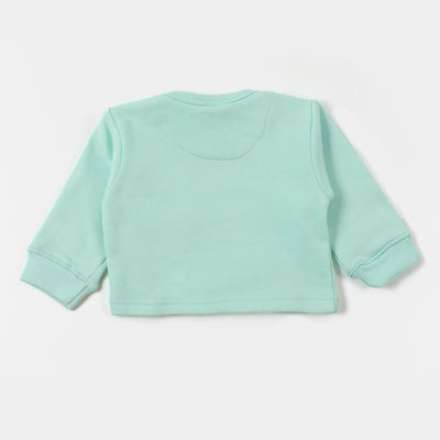 Infant Girls Knitted Suit Hello Sun - Sea Green