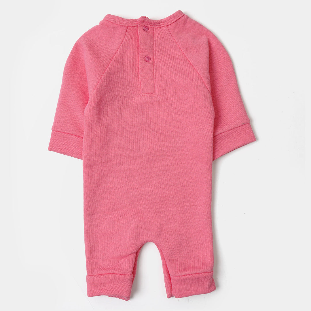 Infant Girls Knitted Romper Dream Come True - Pink