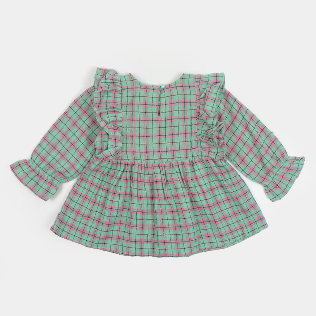 Girls Casual Top - Green