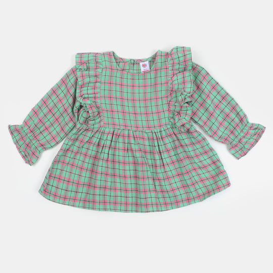 Girls Casual Top - Green