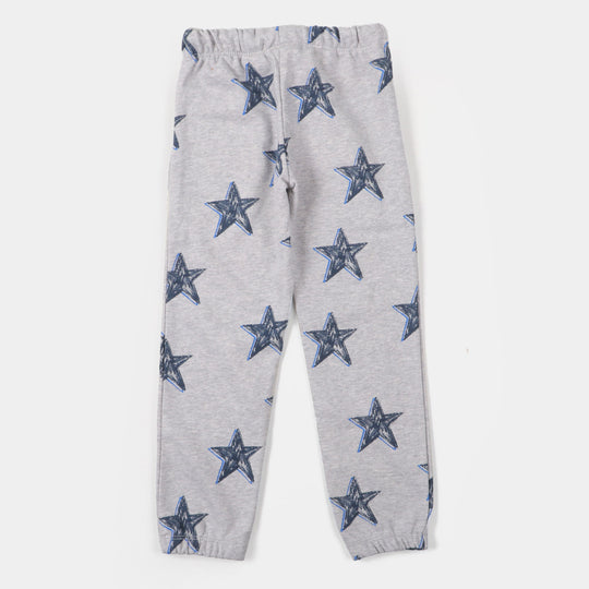 Boys 2 PCs Suit AOP Star - Gray