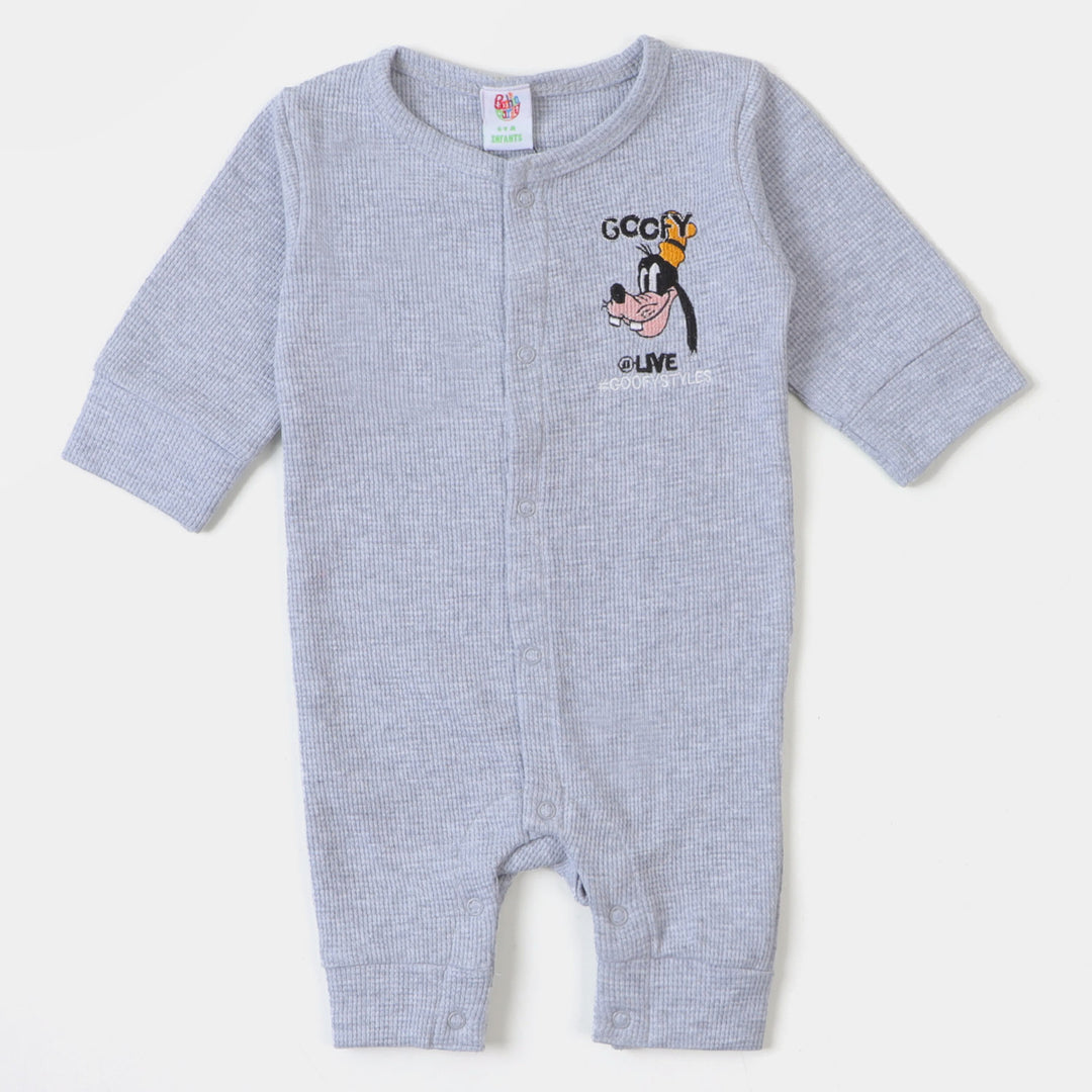 Infant Boys Knitted Romper - GREY