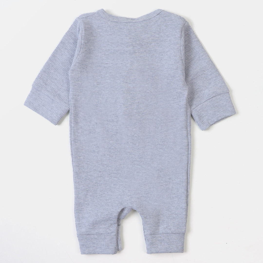 Infant Boys Knitted Romper - GREY