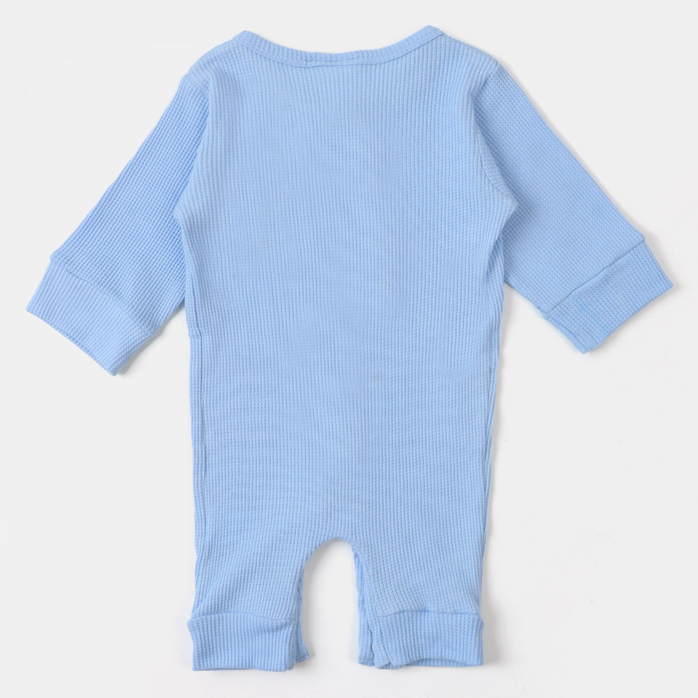 Infant Boys Knitted Romper - SKY BLUE