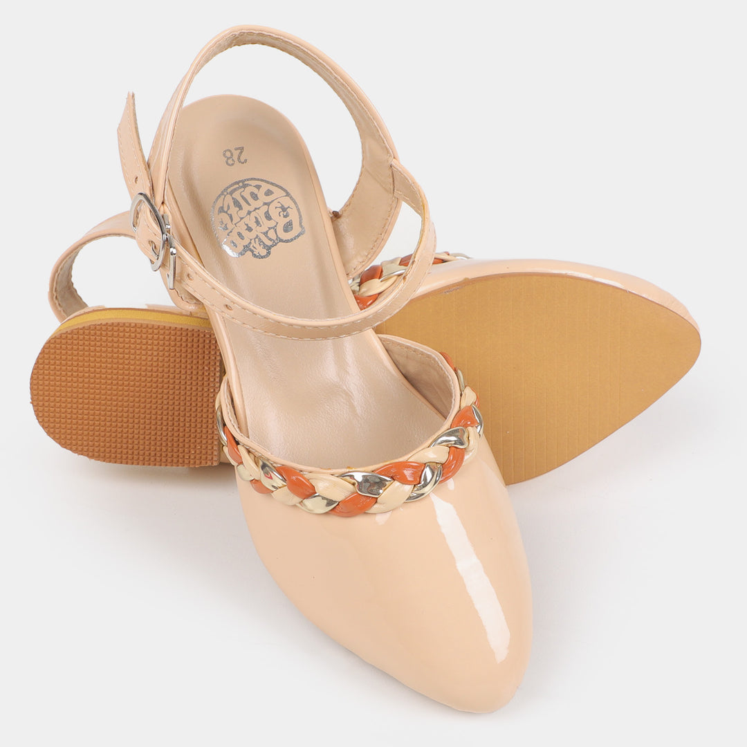 Girls Pump 456-10 - BEIGE