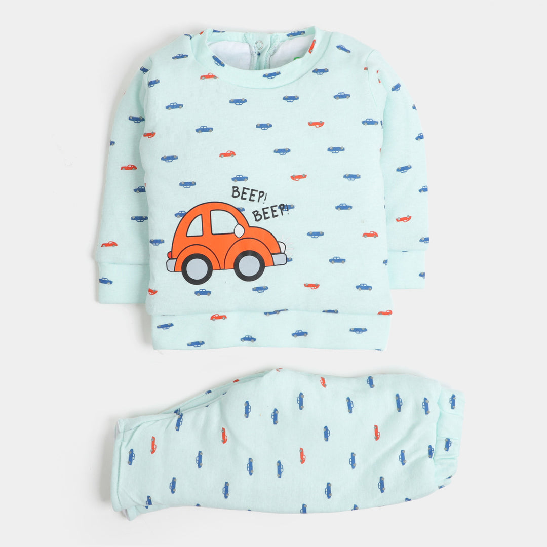 Infant Boys Suit Car - SKY BLUE