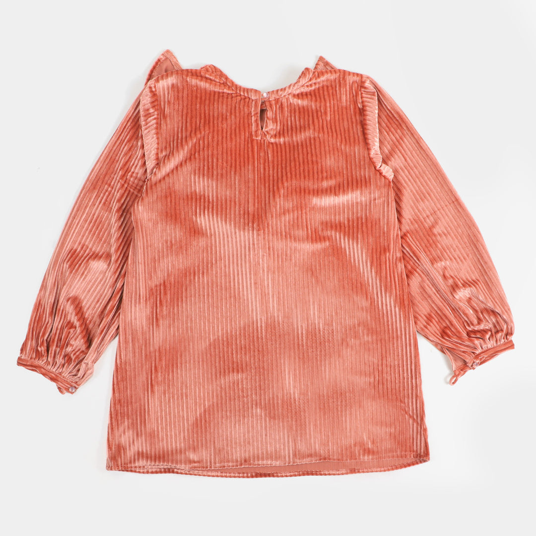 Teens Girls Velvet Top Coolness