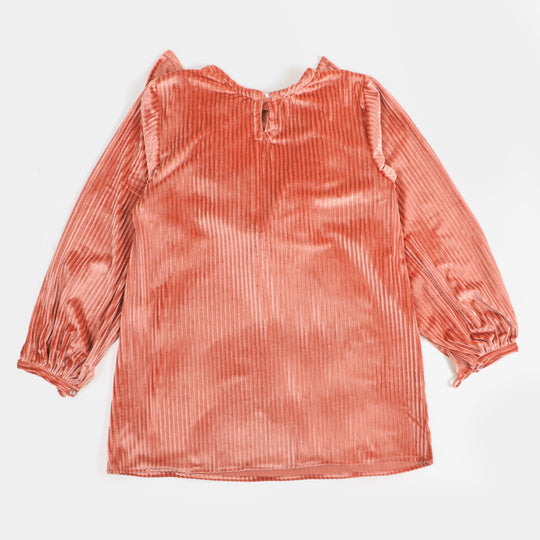 Teens Girls Velvet Top Coolness