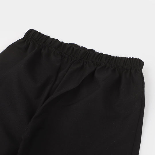 Girls Cotton Eastern Pant | Black