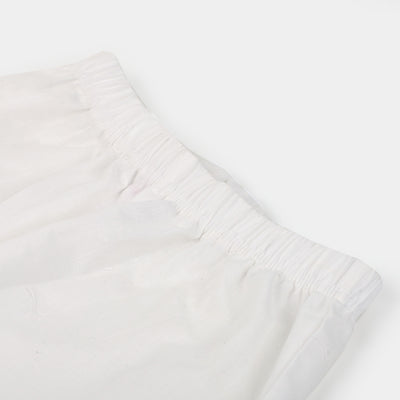 Teens Girls Cotton Eastern Pant | White