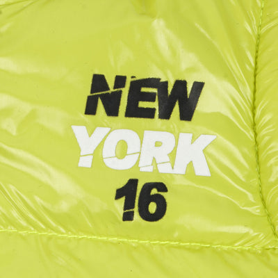 Infant Boys Quilted Jacket New York - Neon Green