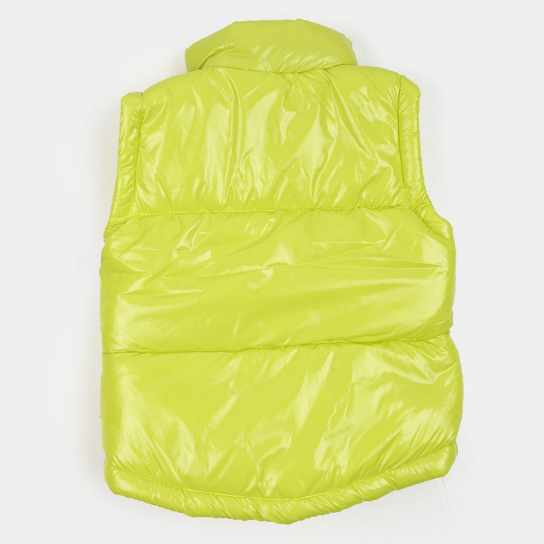 Infant Boys Quilted Jacket New York - Neon Green