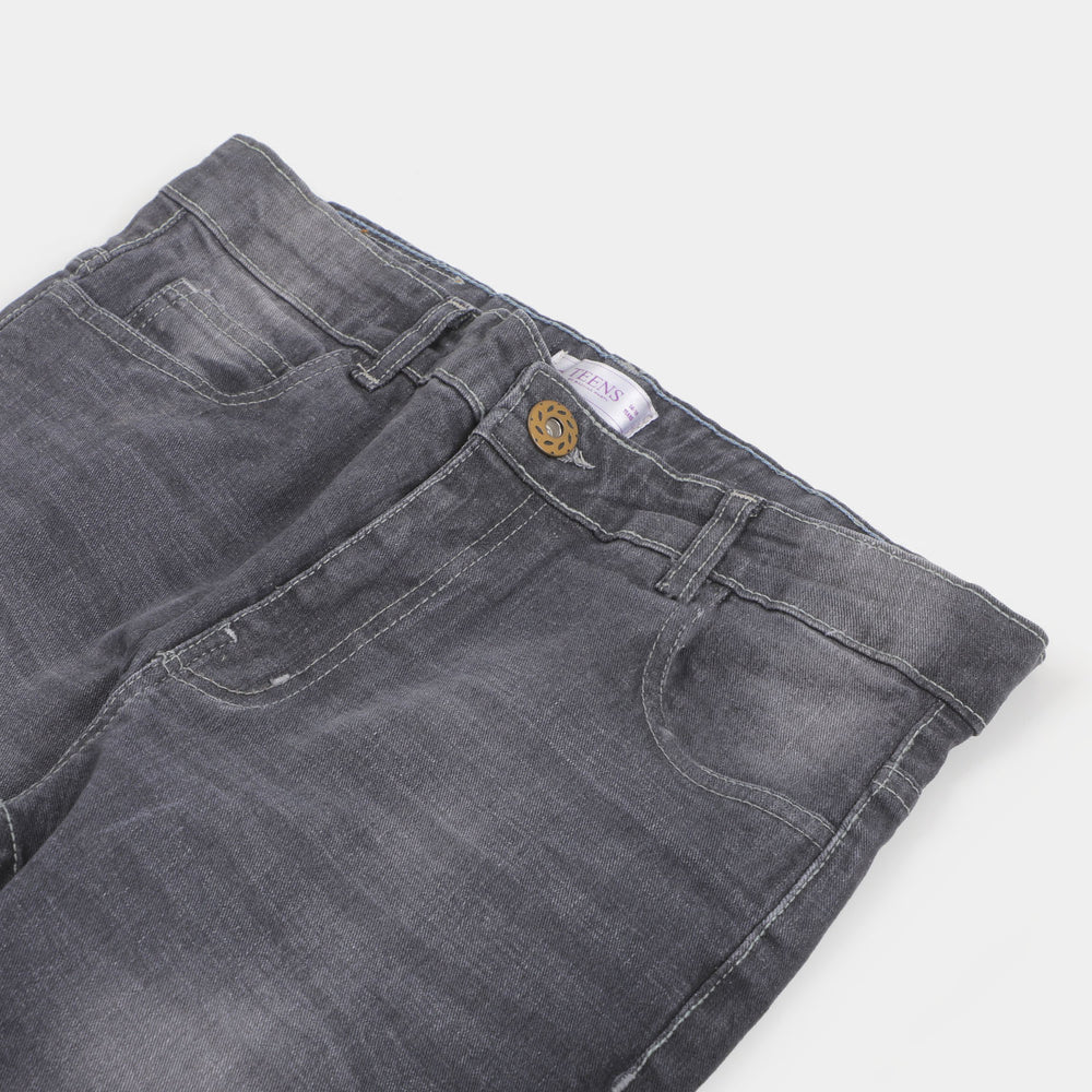 Teens Boys Pant Denim TBB-002 - CHARCOAL